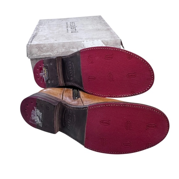 BED|STU Becca Tan Leather Cobbler Series Ankle Boots Size 9 - Picture 7 of 11